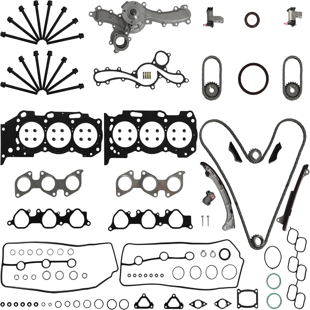 Toyota 4.0L 1GRFE Gead Gasket Kit With Water Pump Timing Chain