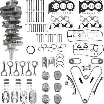 Toyota 4.0L Crankshaft Overhaul Kit With Piston Connecting Bearing Timing Chain 