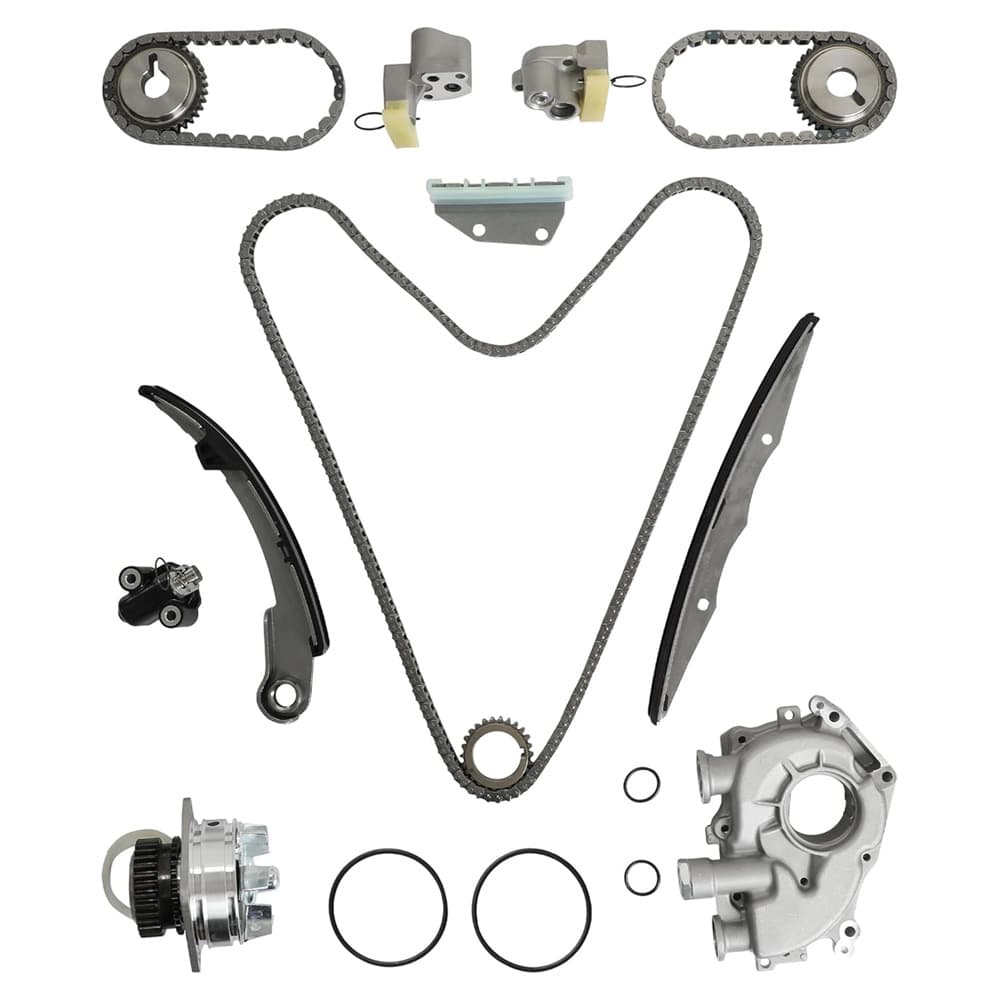 VQ40DE 4.0L V6 Full Timing Chain Kit with Gears Water Pump Oil Pump Set
