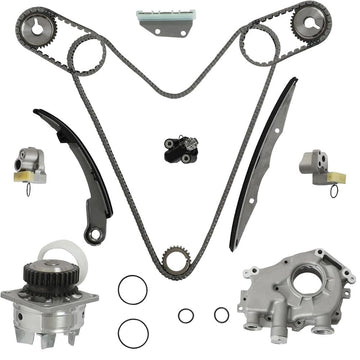 VQ40DE 4.0L Timing Chain Kit Oil & Water Pump Fit Nissan Xterra Frontier Pathfinder NV1500 2005-2015
