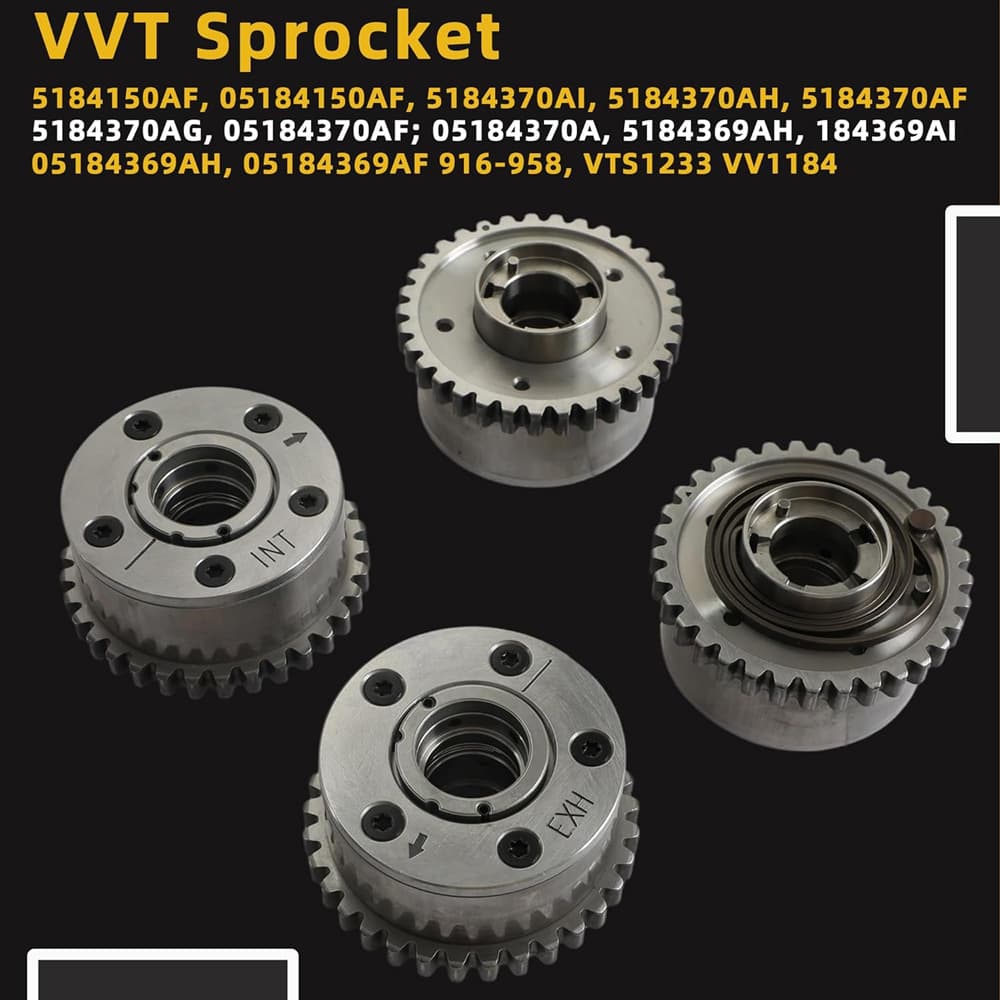 VVT Sprocket Cam Phaser Kit Fit Jeep Dodge Chrysler Ram 3.6L Pentastar V6
