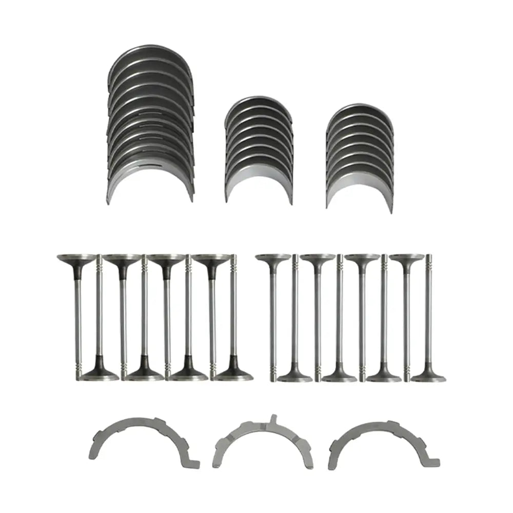 Engine Bearings & Intake Exhaust Valves Kit Compatible with Ford 5.4L 330CID V8 SOHC Engine, Fits F-150 F-250 F-350 Expedition 2000-2004