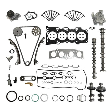 Complete Engine Overhaul Rebuild Kit Full Gasket Timing Chain Camshaft Valve For Toyota 2AZ-FE 2.4L