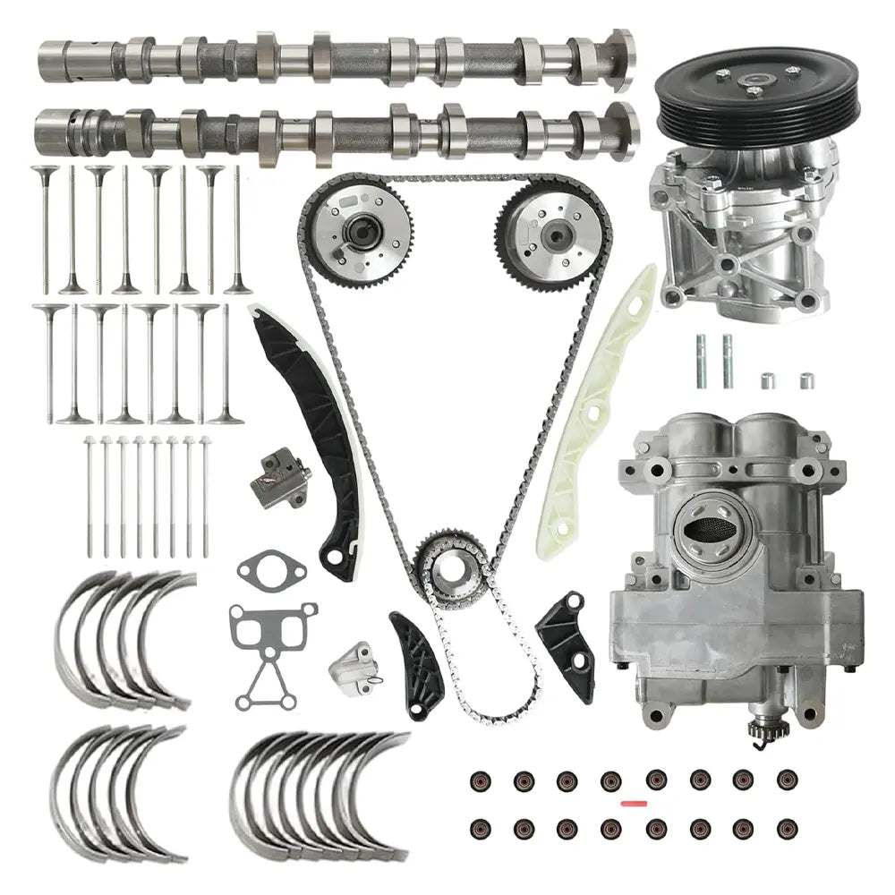 2.4L Engine Rebuild Kit Camshaft Timing Chain Oil Pump Water Pump Valves Bearings