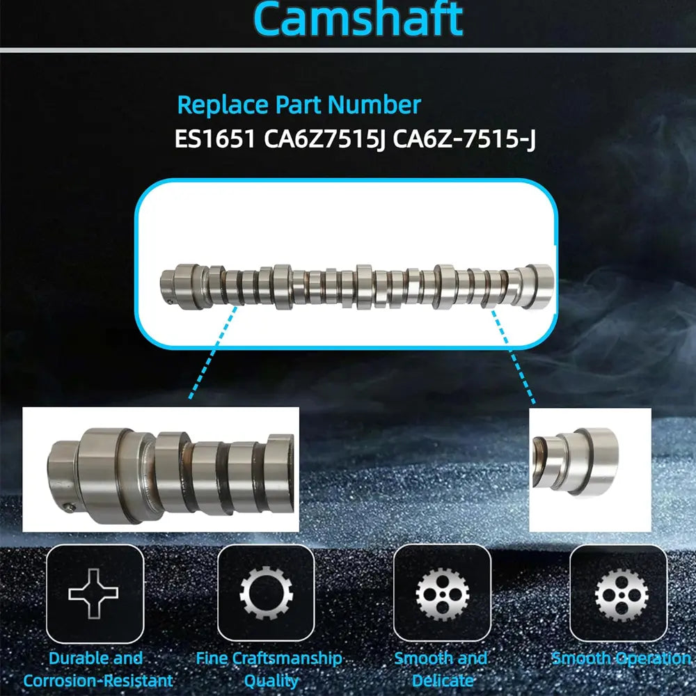 Camshaft replacement for Ford 6.4L Powerstroke diesel engine, OE# ES1651 CA6Z7515J CA6Z-7515-J