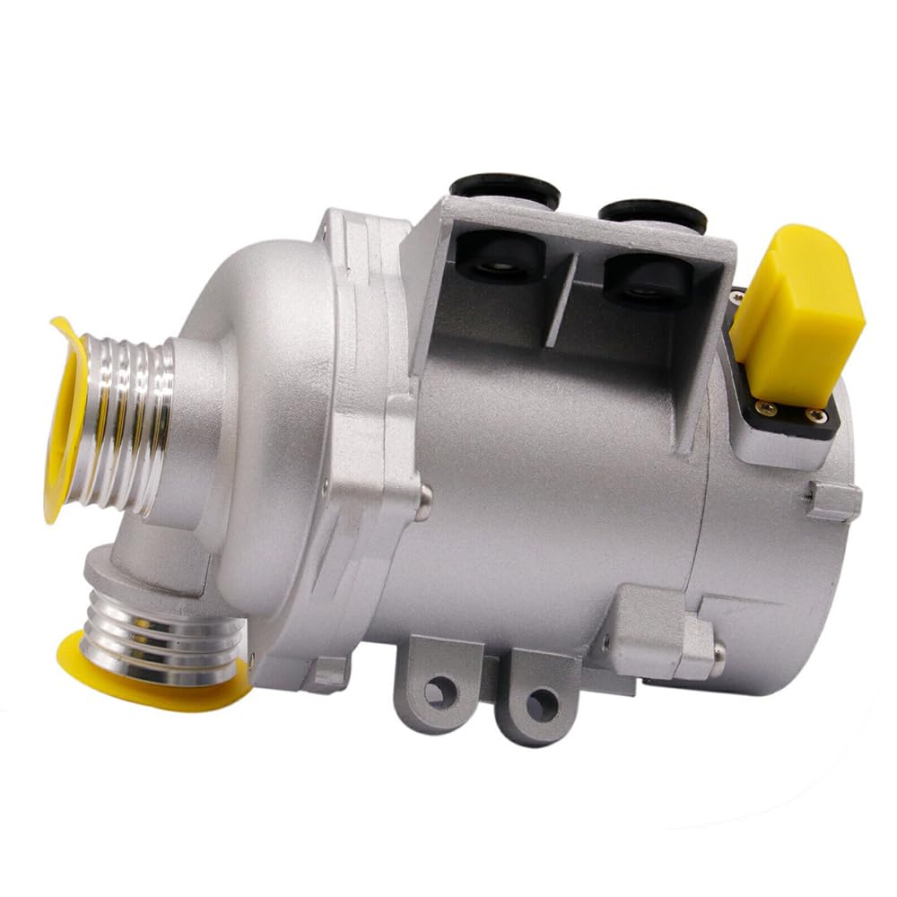Electric Water Pump for BMW N52 3.0L, Dual Inlet Ports & Mounting Bracket, Engine Cooling Pump Assembly