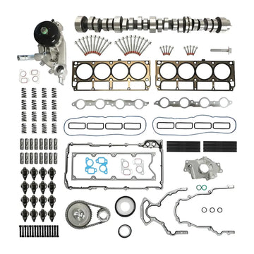 5.3L V8 engine rebuild kit with camshaft, water pump, timing set, gaskets & bolts for Chevy/GMC 2005-2014