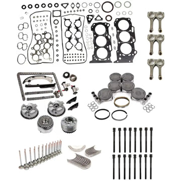 Complete 2GR-FE Engine Overhaul Kit with Timing Chain, Pistons, Connecting Rods & Gaskets for Toyota/Lexus 3.5L V6