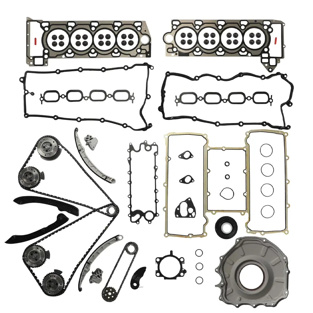 Complete Engine Overhaul Gasket Kit Timing Chain Kit For Land Rover Jaguar AJ133 5.0L V8