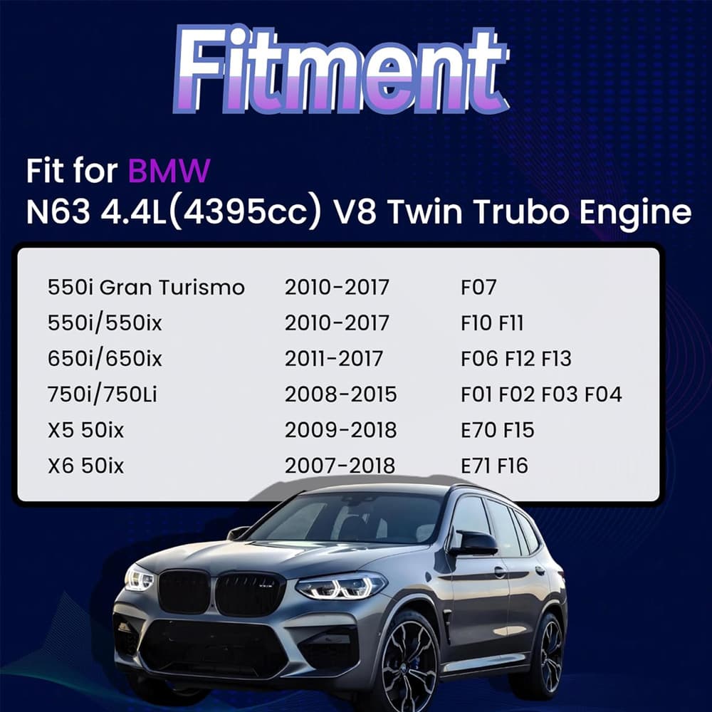 N63 4.4L V8 Complete Head Gasket and Seal Kit OE 11127567765 11147583221 Fit BMW 550i,750Li,X5,X6 E71 F10 2008-2018 Engine Overhaul Sealing Replacement Parts