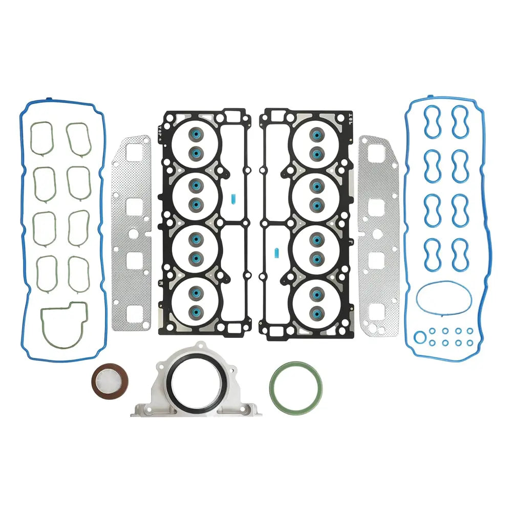 Engine cylinder head gasket intake manifold gasket rear main seal full gasket set for Dodge Jeep 5.7L Hemi