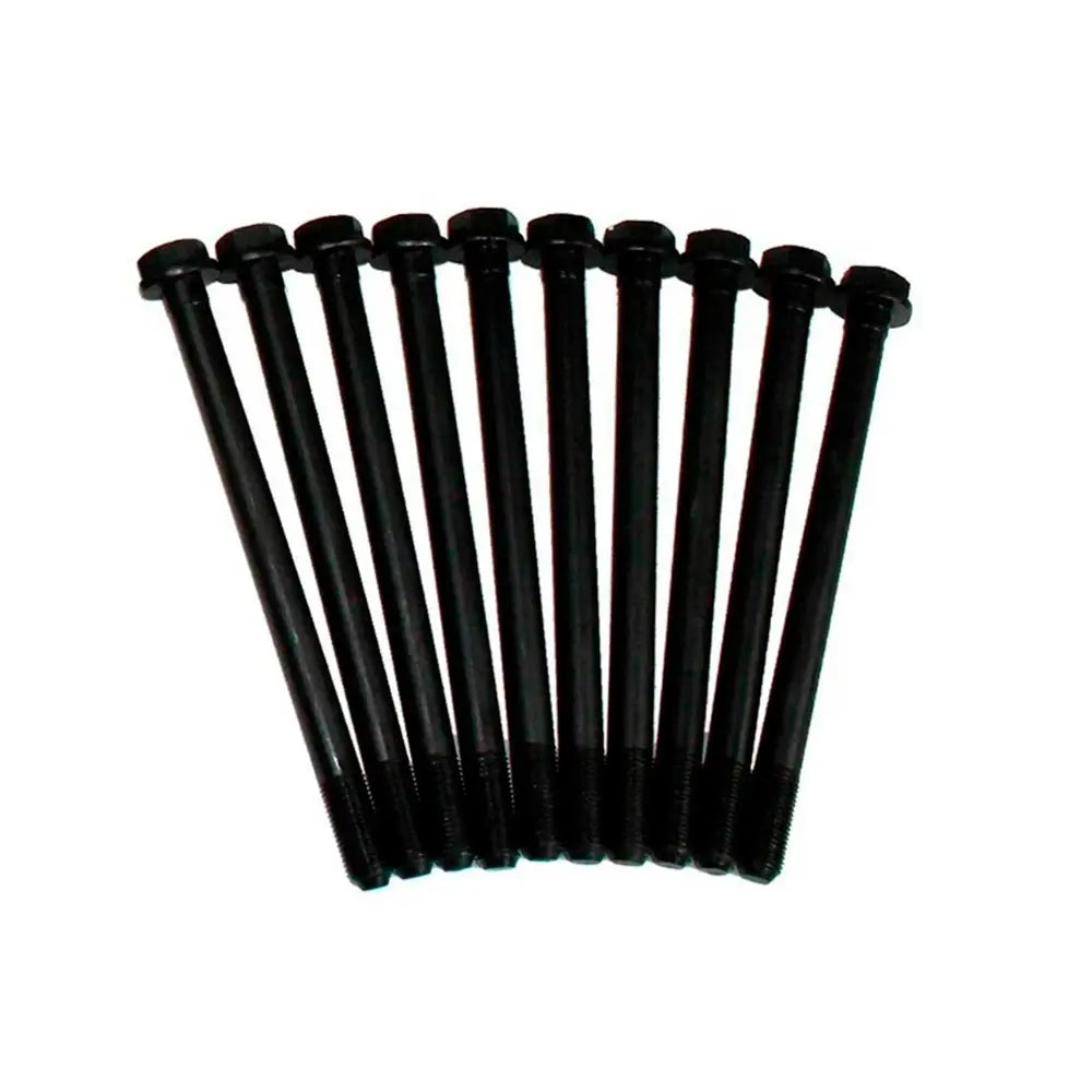 10Pcs Cylinder Head Bolts Set Compatible with 1985-1995 Toyota 4Runner Pickup Celica 2.4L 22R 22RE