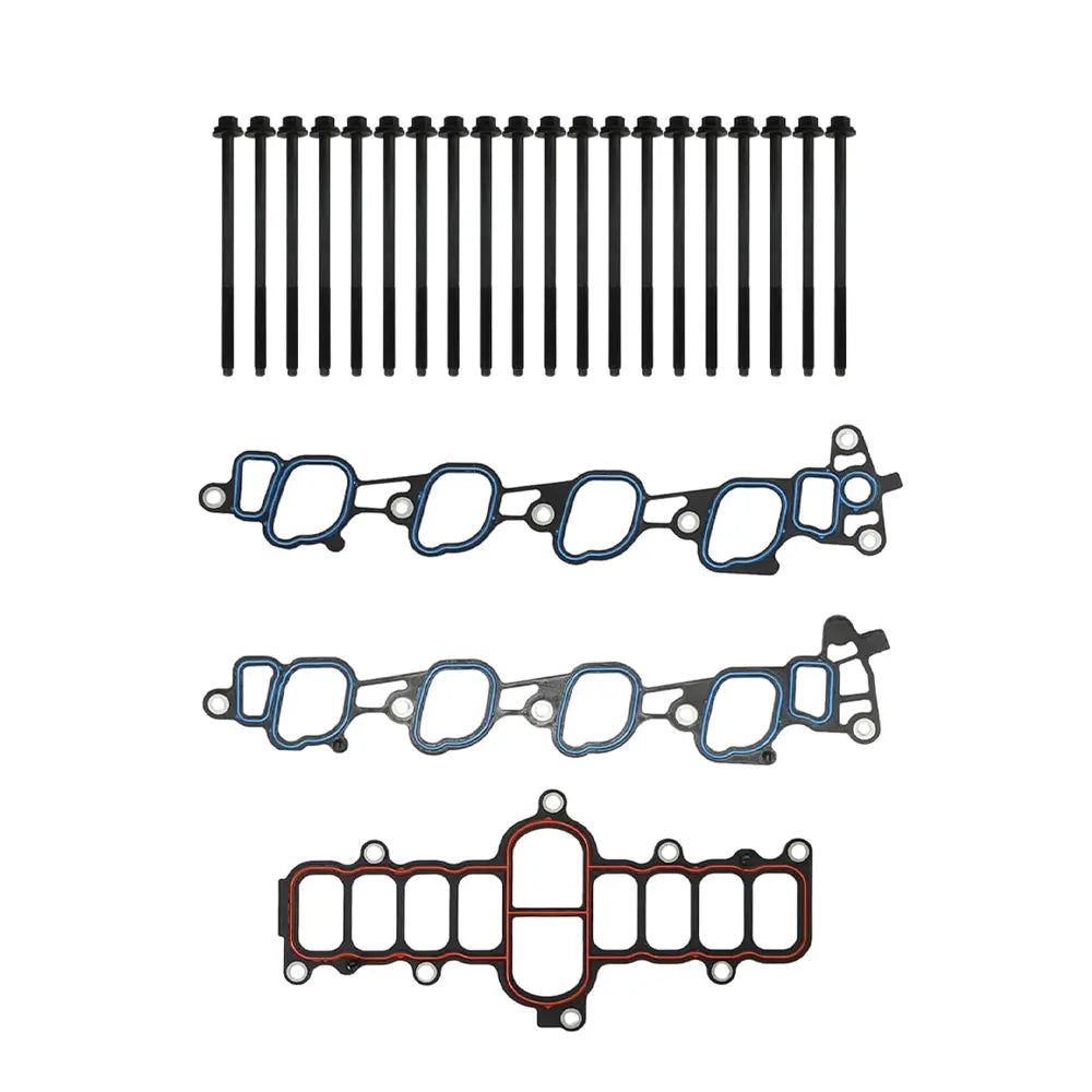Intake Manifold Gasket Set & Cylinder Head Bolts for Ford 5.4L V8 SOHC Engine, Direct Fit Replacement for 2000-2004 Ford Trucks & SUVs
