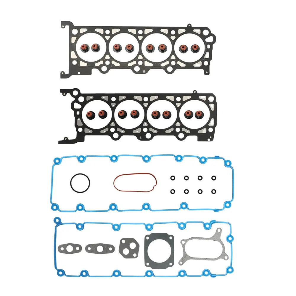 Cylinder Head Gasket Set for Ford 5.4L 330CID V8 SOHC, Includes Left/Right Head Gaskets, Valve Cover Gaskets & Seals, Fits 2000-2004 Ford F-150/F-250/F-350