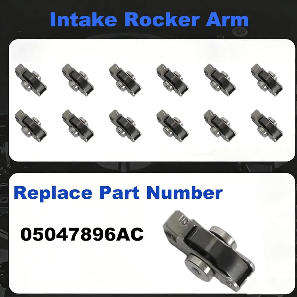 12pcs Intake Rocker Arms OE# 05047896AC for 3.6L Pentastar V6 Engine