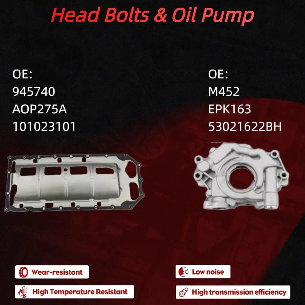 Head Bolts Oil Pump Assembly OEM Replacement Parts For Jeep Dodge Chrysler 5.7L Hemi V8