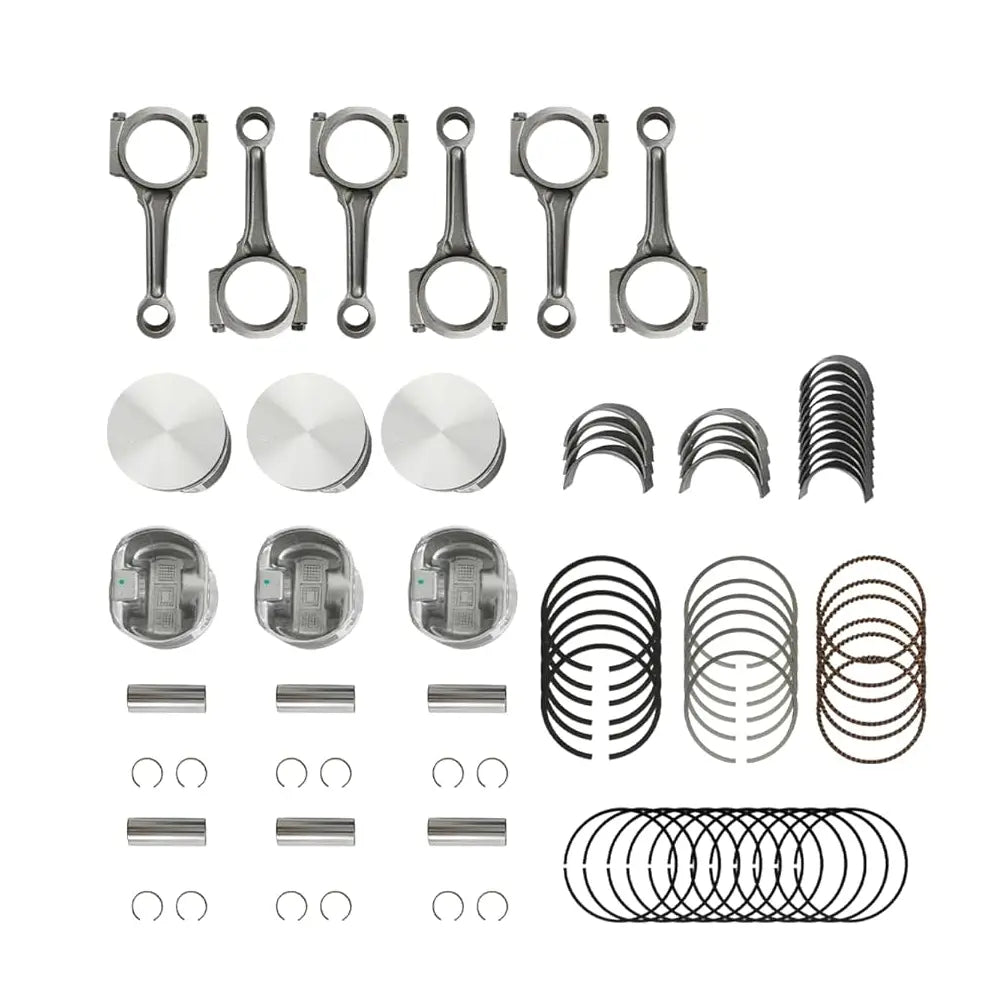 Connecting Rod Piston Bearing Piston Ring Kit For Chrysler Dodge 2.7L V6 Engine