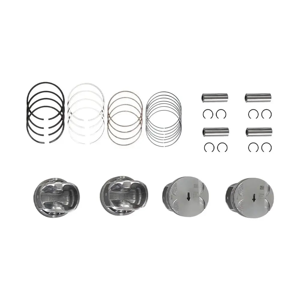 Pistons with rings piston pins circlips full set replacement for GM 2.4L L4 Ecotec engine