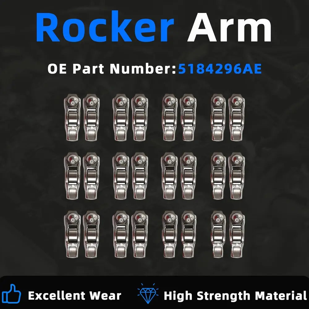 Rocker Arm Set OE 5184296AE for Chrysler Dodge Jeep Ram 3.6L V6 Pentastar Engine