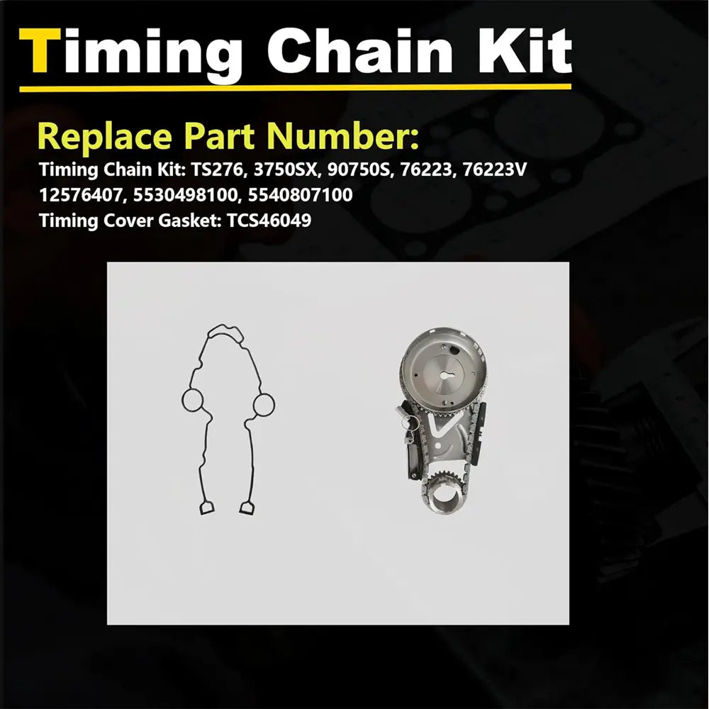 TS276 TCS46049 timing chain kit timing cover gasket replacement for Dodge Jeep Chrysler 5.7L Hemi engines