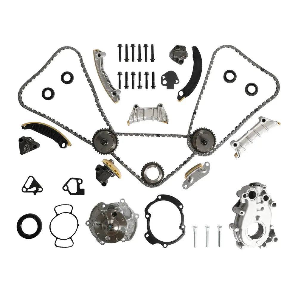 Complete Timing Chain Kit Components for Chevy GMC 3.6L V6 Engine Repair