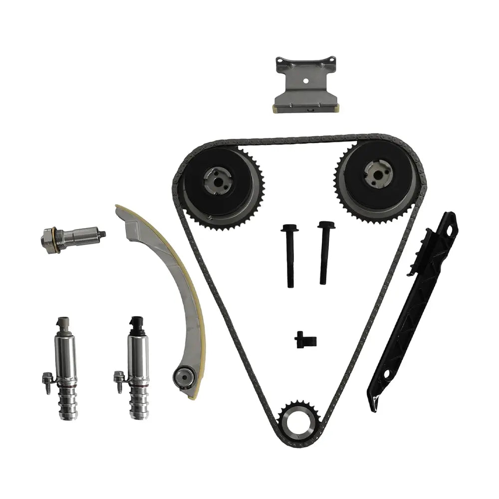 Full complete timing chain kit water pump timing cover gasket full assembly for Buick Chevrolet GM 2.2L 2.4L engines