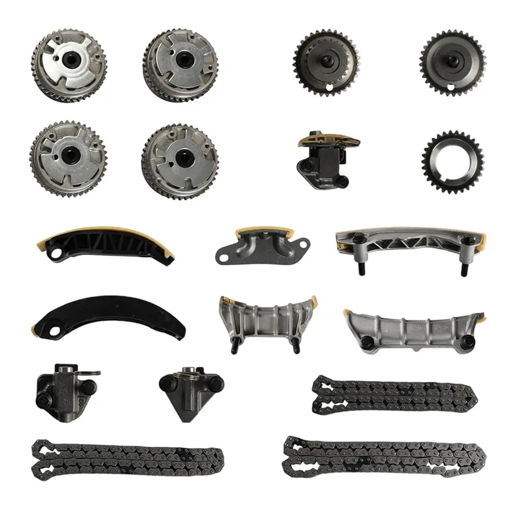 3.6L V6 Timing Chain Kit with Sprockets Tensioners Guides for Chevy GMC
