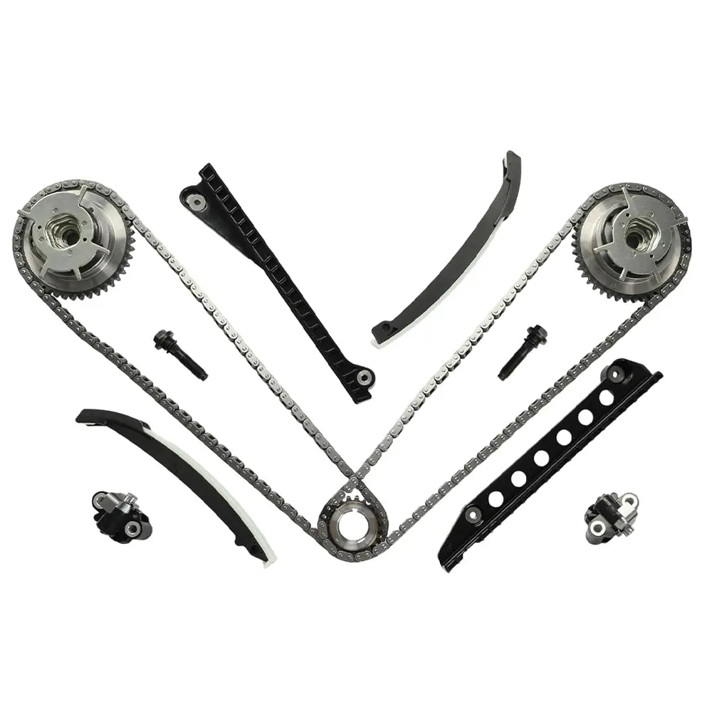 Timing Chain Kit with VVT Sprockets for Ford 5.4L V8 SOHC Engine, Includes Chains, Tensioners, Guides & Gears, Fits 2000-2004 F-150/F-250/F-350/Expedition
