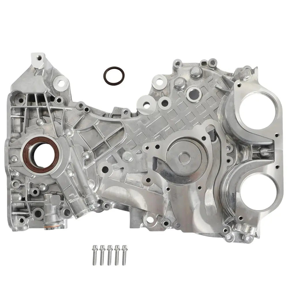 Engine Timing Cover with Integrated Oil Pump for GM Ecotec 2.0L/2.2L/2.4L, Includes Seal & Bolts