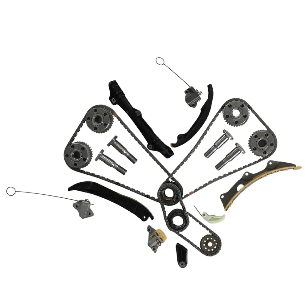 Full timing chain kit with gears, tensioners, guides and chains for 3.6L Pentastar V6