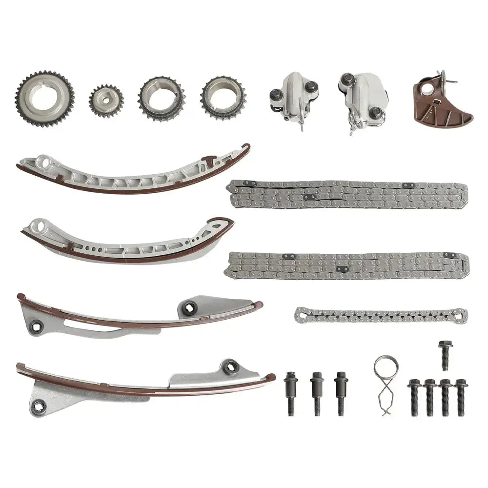 Complete Timing Chain Kit with Tensioners, Guides, Sprockets, Chains, and Hardware for GM 3.6L V6 (Cadillac, Buick, Chevrolet, GMC)