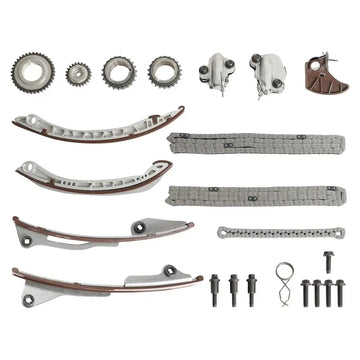 Complete Timing Chain Kit with Tensioners, Guides, Sprockets, Chains, and Hardware for GM 3.6L V6 (Cadillac, Buick, Chevrolet, GMC)