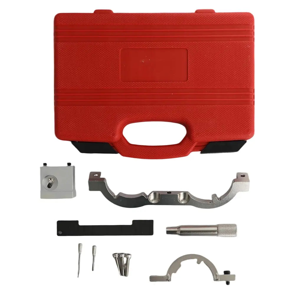 Engine Timing Tool Set with Red Case for GM Ecotec 2.0L/2.2L/2.4L, Camshaft & Crankshaft Alignment Tools
