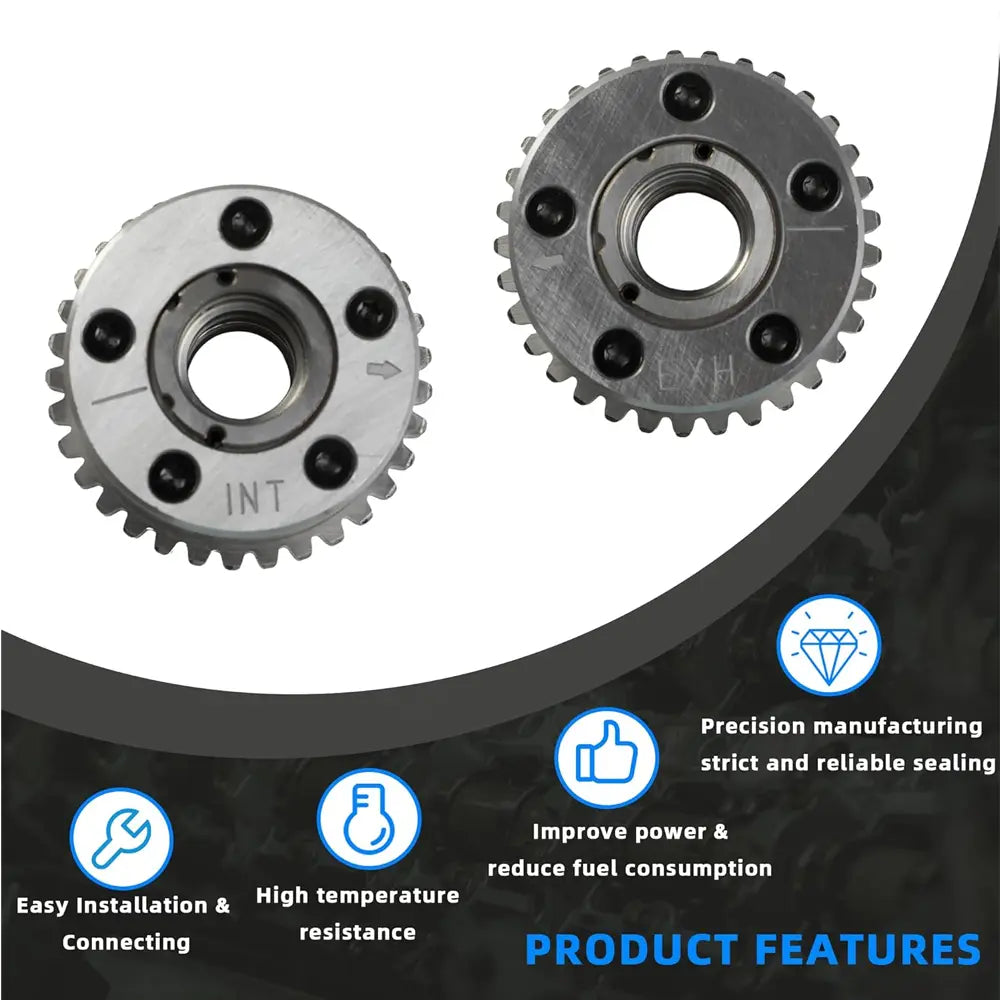 VVT Phaser Sprocket Set INT/EXH for Chrysler 3.6L V6 Pentastar Engine Timing System