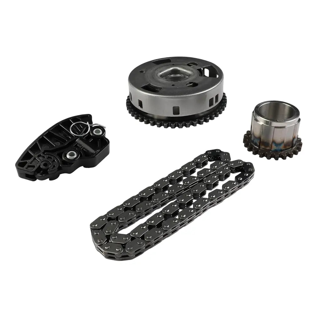 Engine Timing Chain Kit with VVT Sprocket, Crankshaft Sprocket & Tensioner - Complete Timing Set